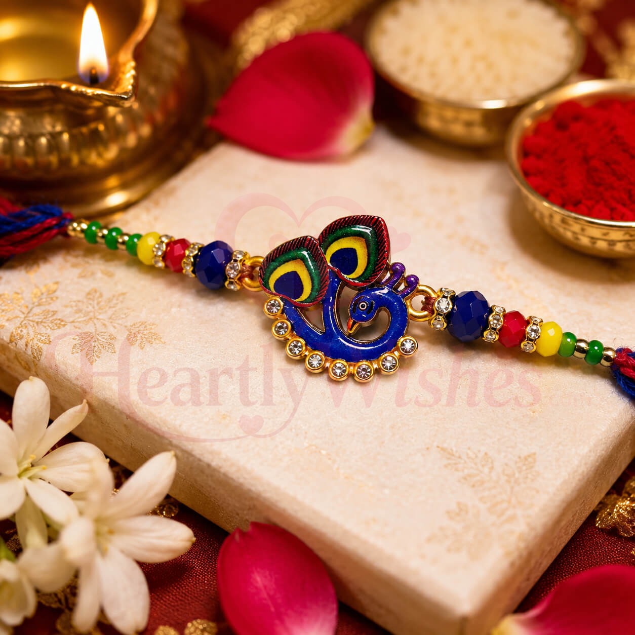 Mayur Shobha Rakhi – Heartly Wishes