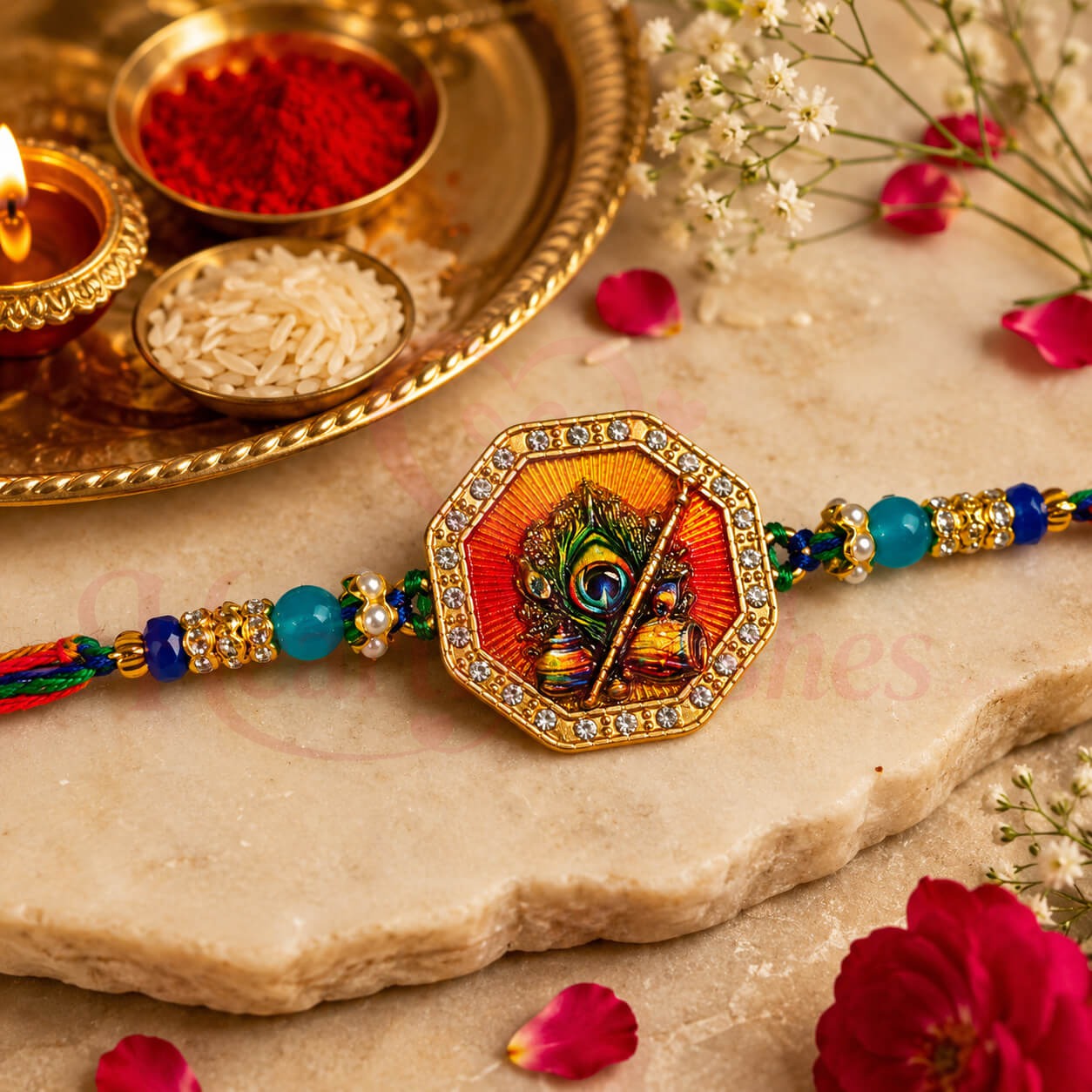 Mor Mukut Madhav Rakhi – Heartly Wishes