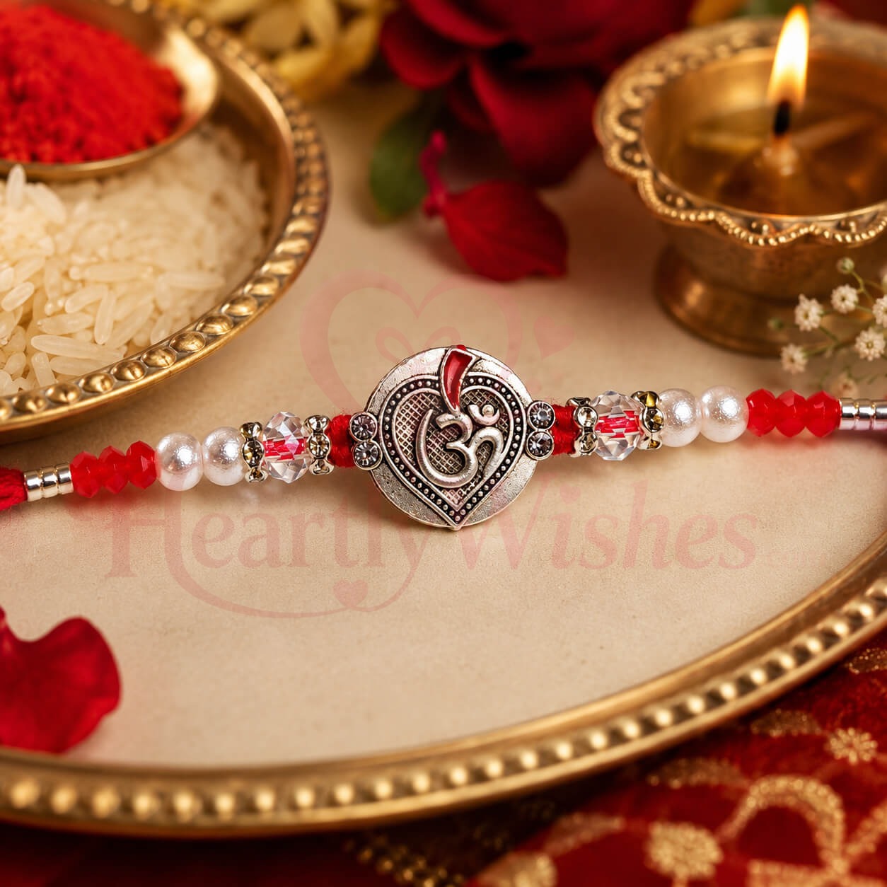 Om Hriday Rakhi – Heartly Wishes