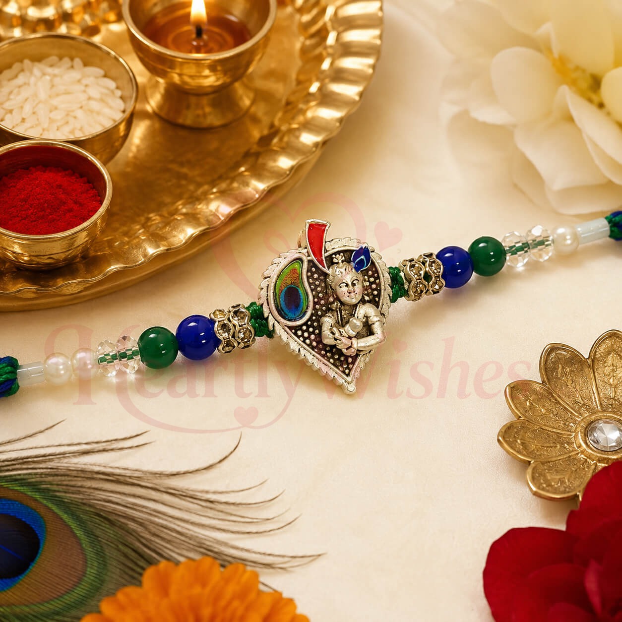 Mor Pankh Gopal Rakhi – Heartly Wishes