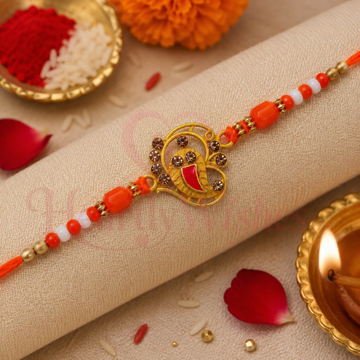 Shree Ganesh Rakhi – Heartly Wishes