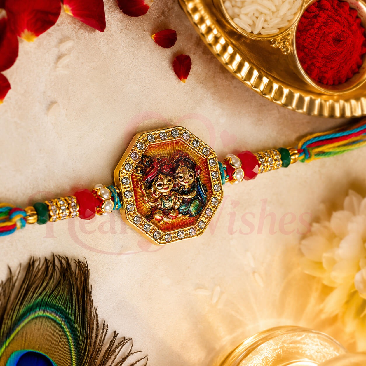 Radha Madhav Rakhi – Heartly Wishes