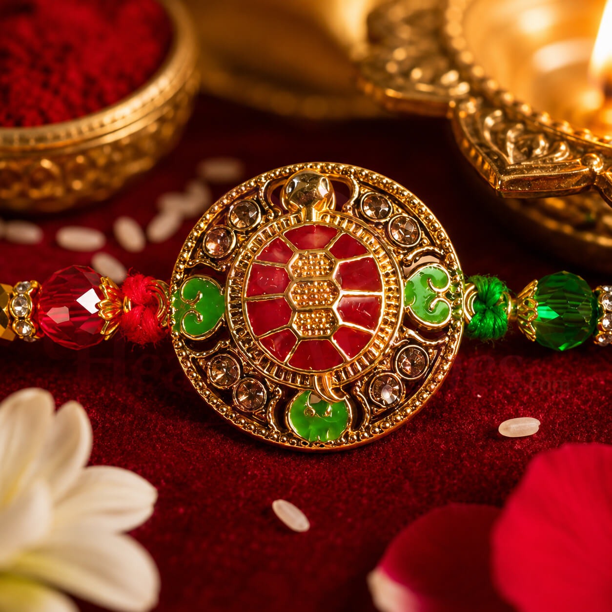 Kurma Shree Rakhi – Heartly Wishes