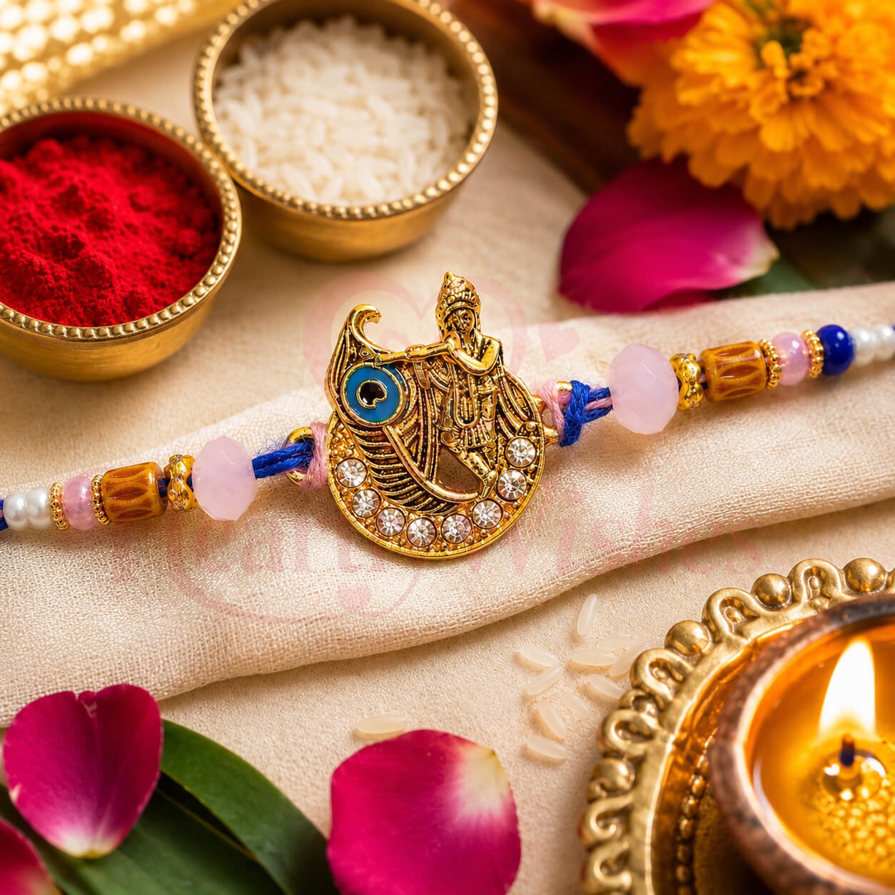Mor Pankh Madhav Rakhi – Heartly Wishes