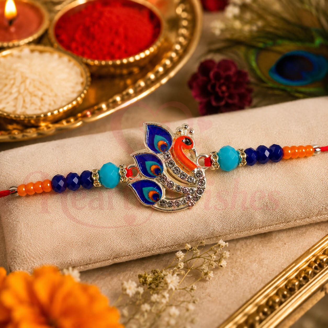 Mayur Vaibhav Rakhi – Heartly Wishes