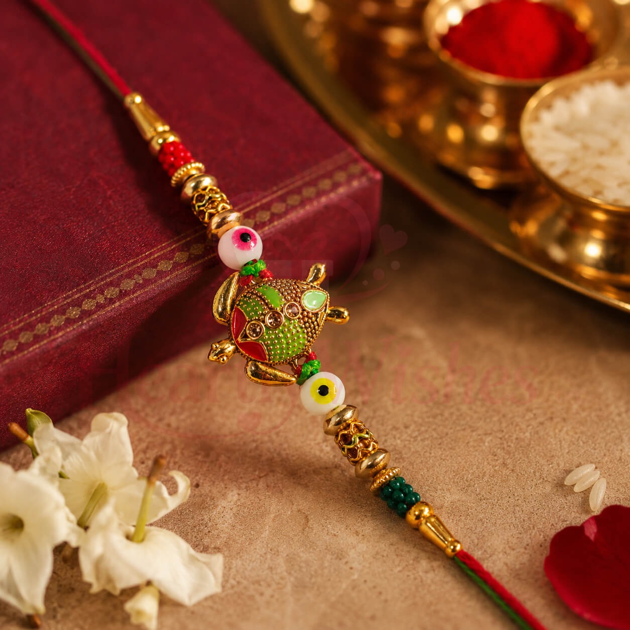 Kurma Shree Rakhi – Heartly Wishes