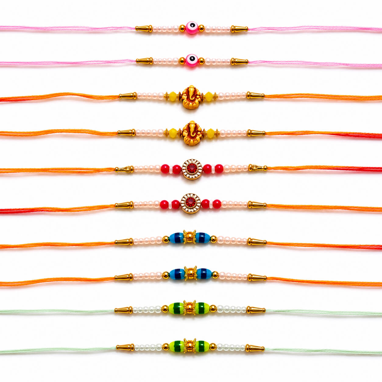 Shubh Sutra Rakhi Collection – Set of 10 product image 2