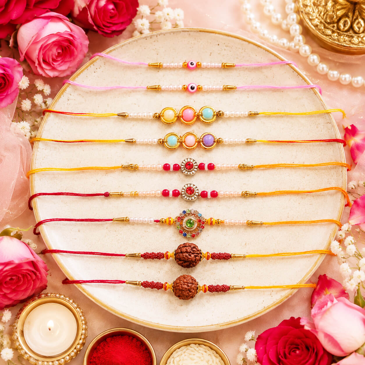 Divya Bandhan Rakhi Collection – Set of 10 product image 2