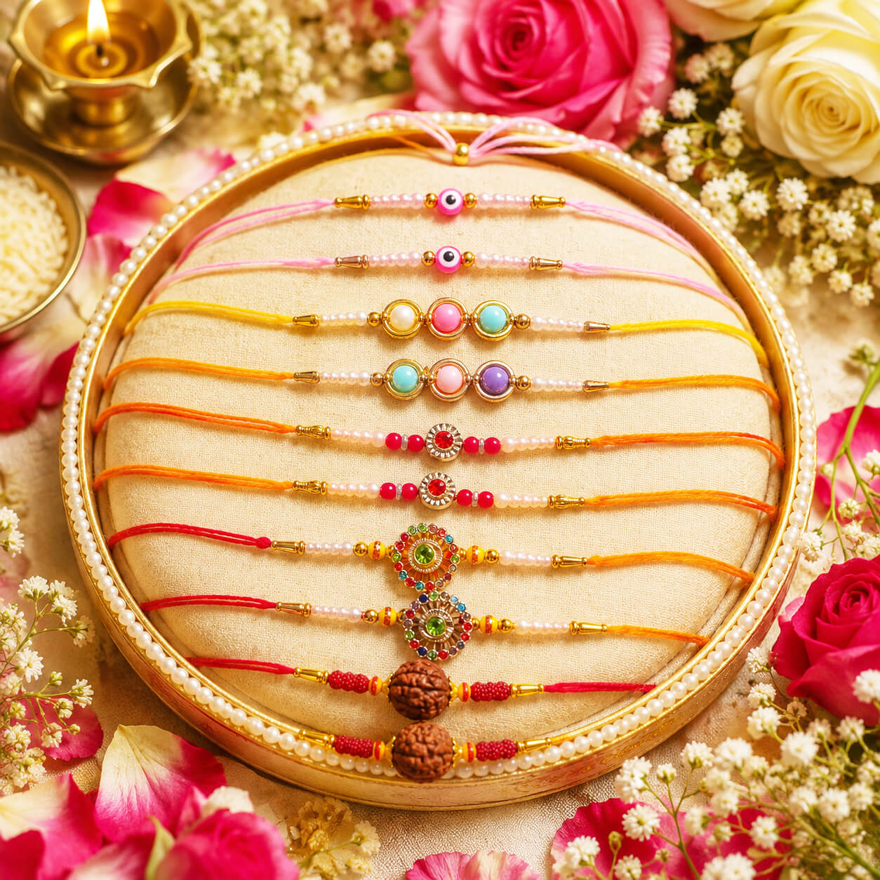 Divya Bandhan Rakhi Collection – Set of 10 product image 5