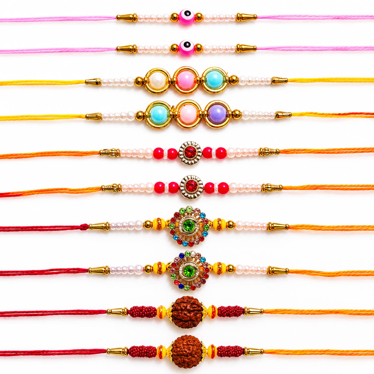 Divya Bandhan Rakhi Collection – Set of 10 product image 3