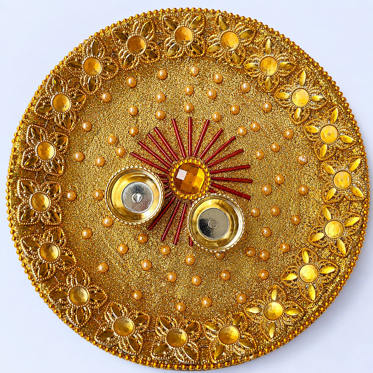 Kanak Pushp Pooja Thali product image 3
