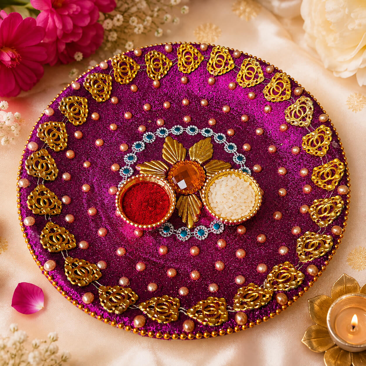Shahi Premjyoti Pooja Thali – Heartly Wishes