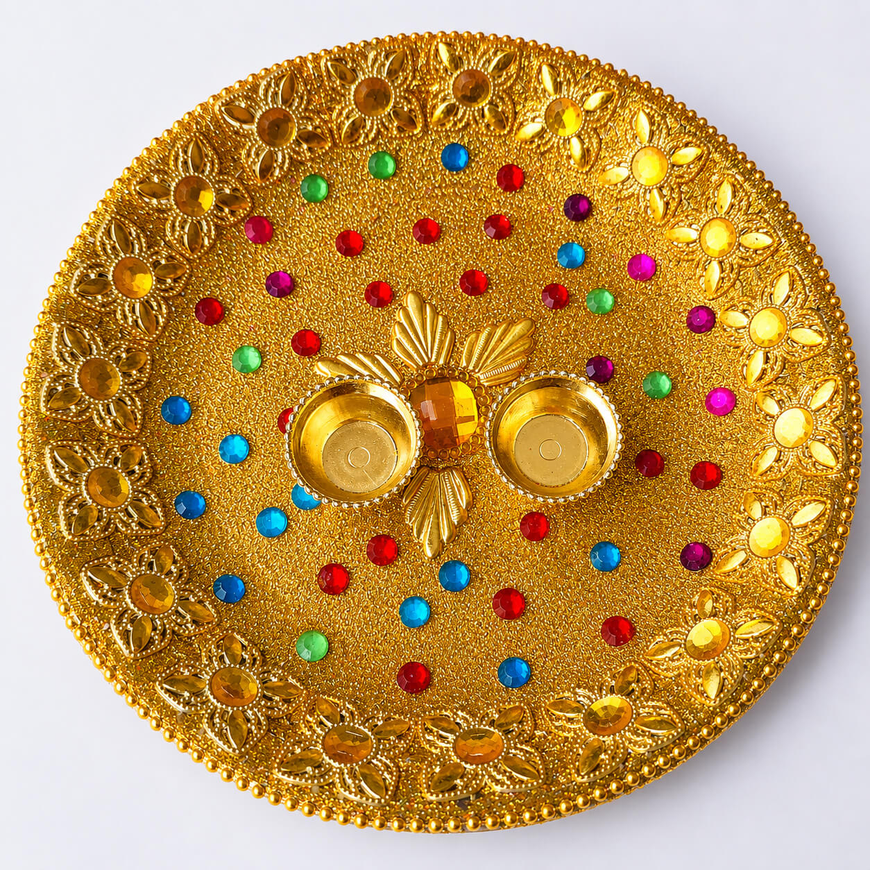 Navratna Pushp Pooja Thali product image 3