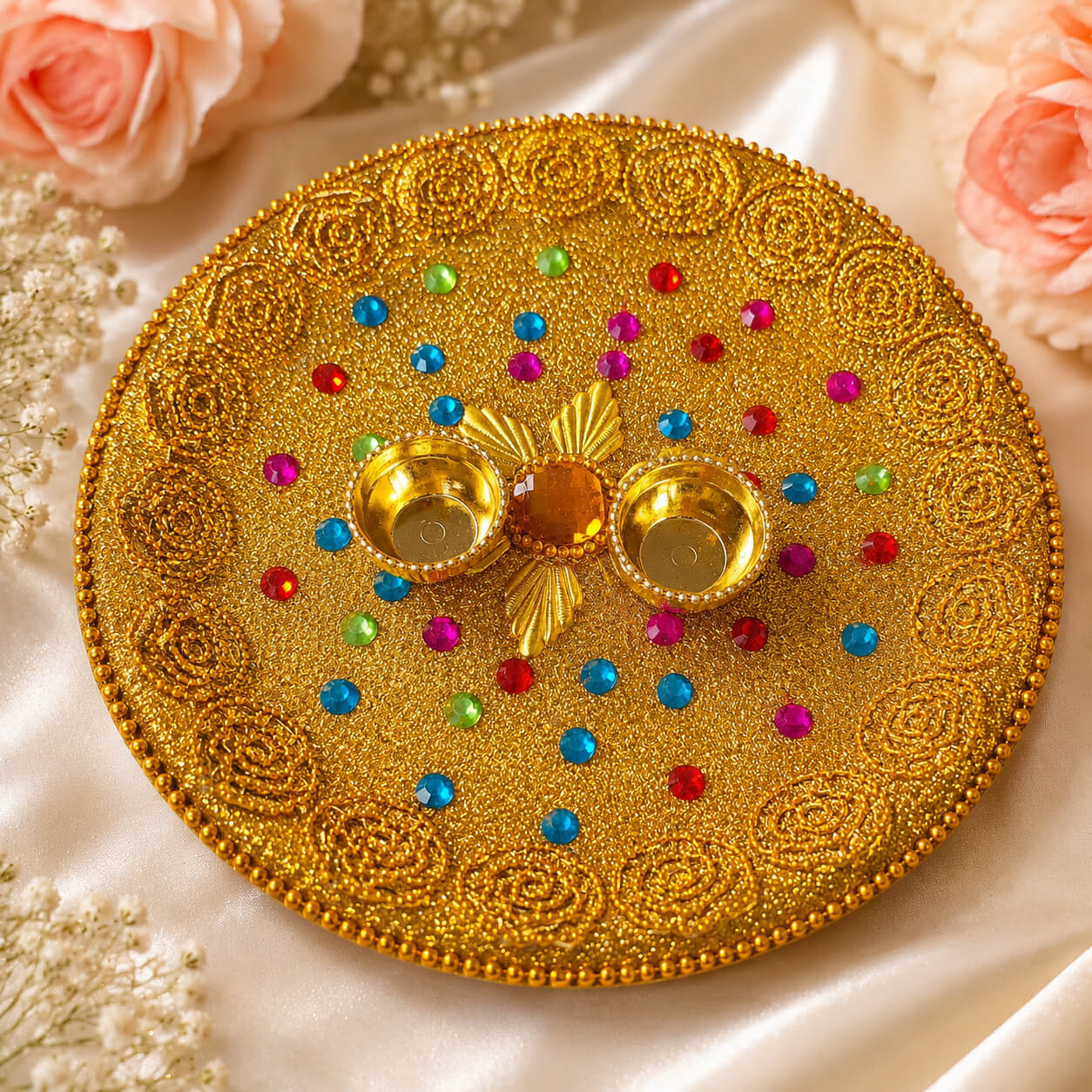 Suvarna Pushp Pooja Thali product image 2