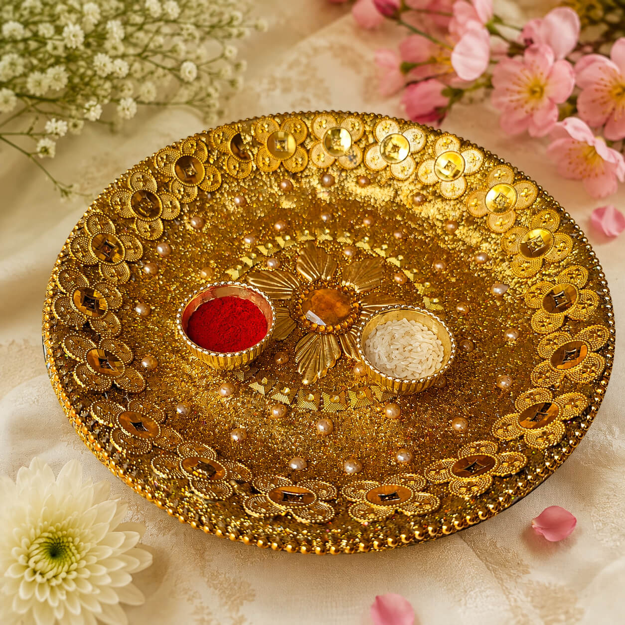 Rajratna Pooja Thali – Heartly Wishes