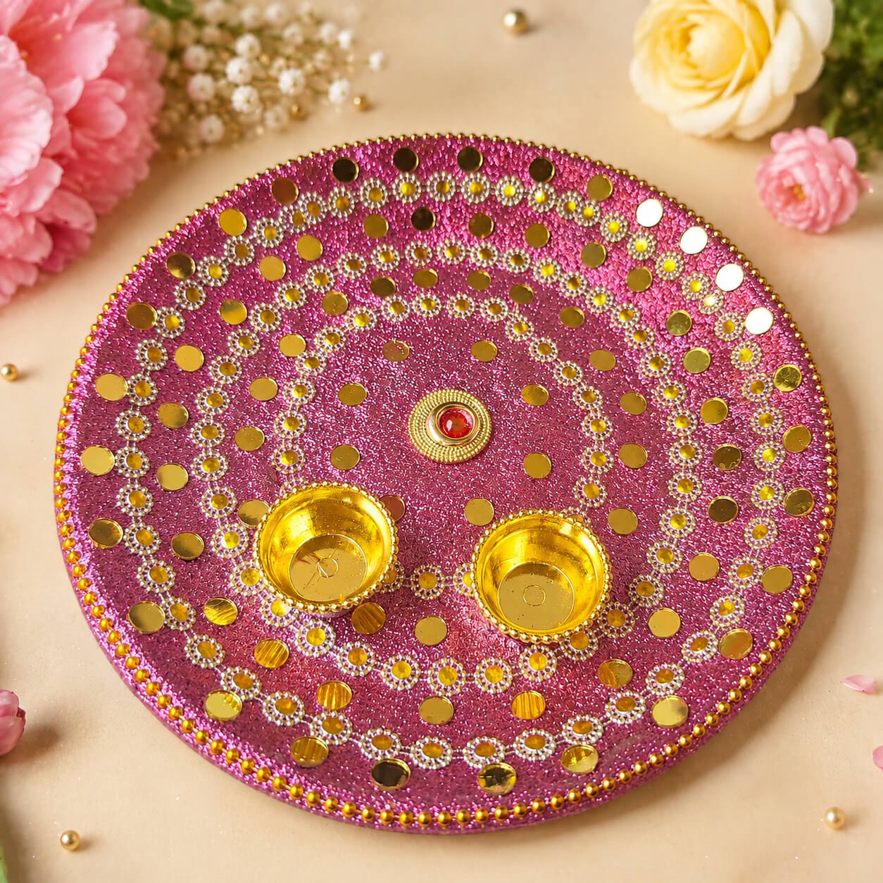 Kanchan Leher Pooja Thali product image 2