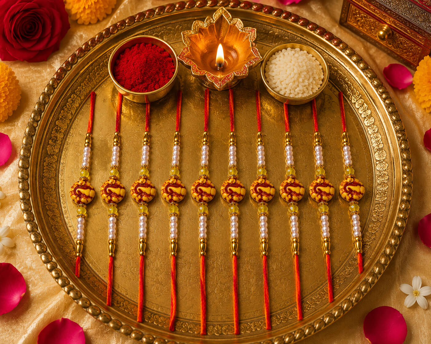 Kanak Ratna Rakhi - Set of 10 product image 2