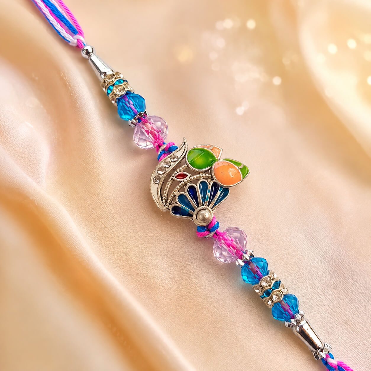 Mayur Meenakari Rakhi product image 2