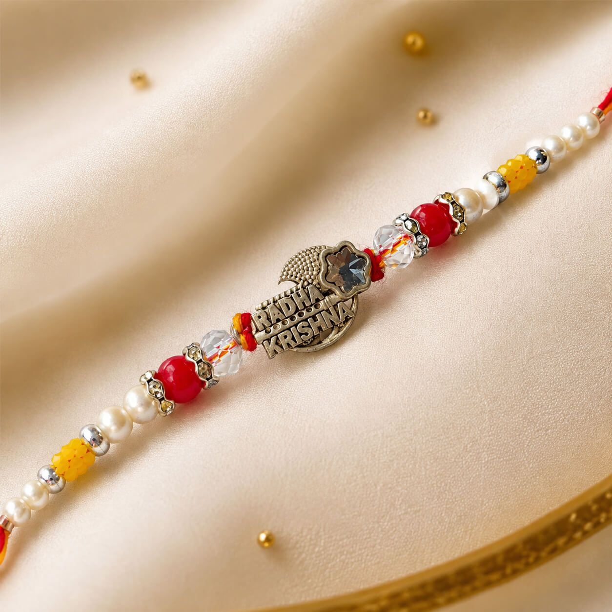 Radha Krishna Prem Bandhan Rakhi – Heartly Wishes