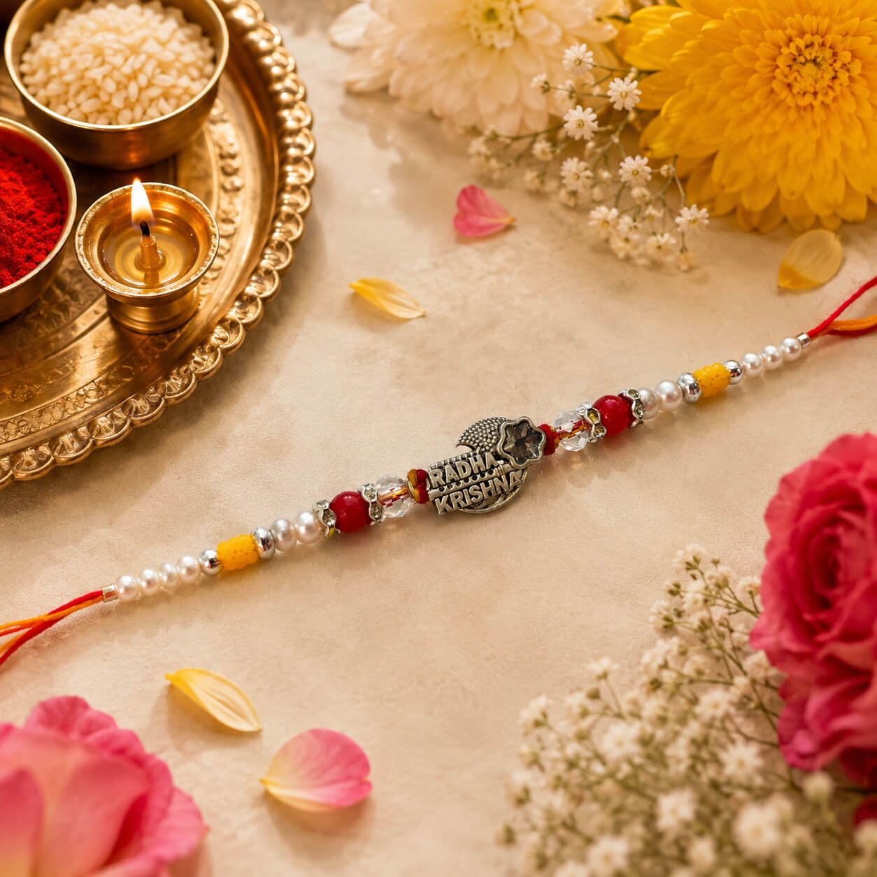 Radha Krishna Prem Bandhan Rakhi product image 3