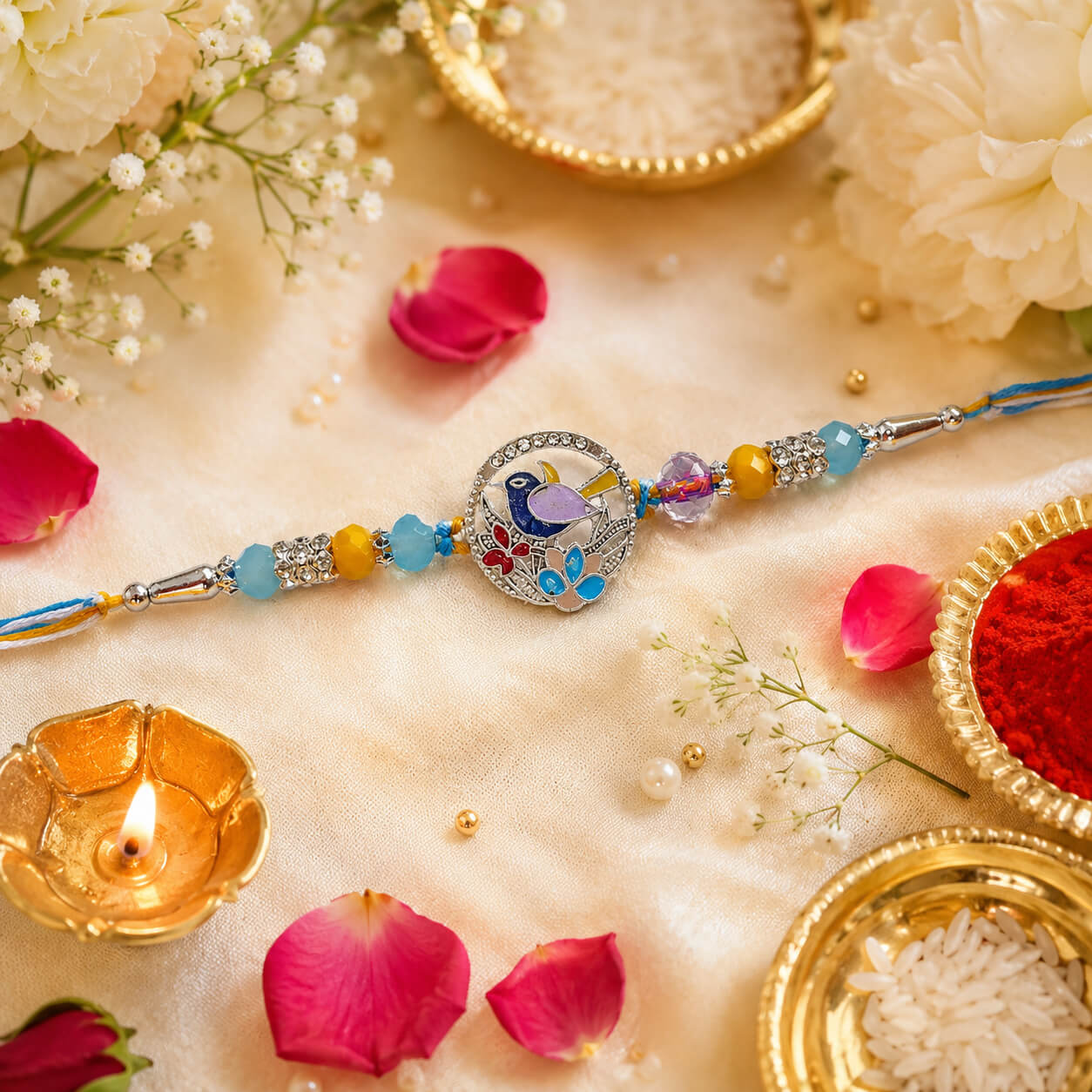 Madhur Pakshi Pushp Rakhi product image 3