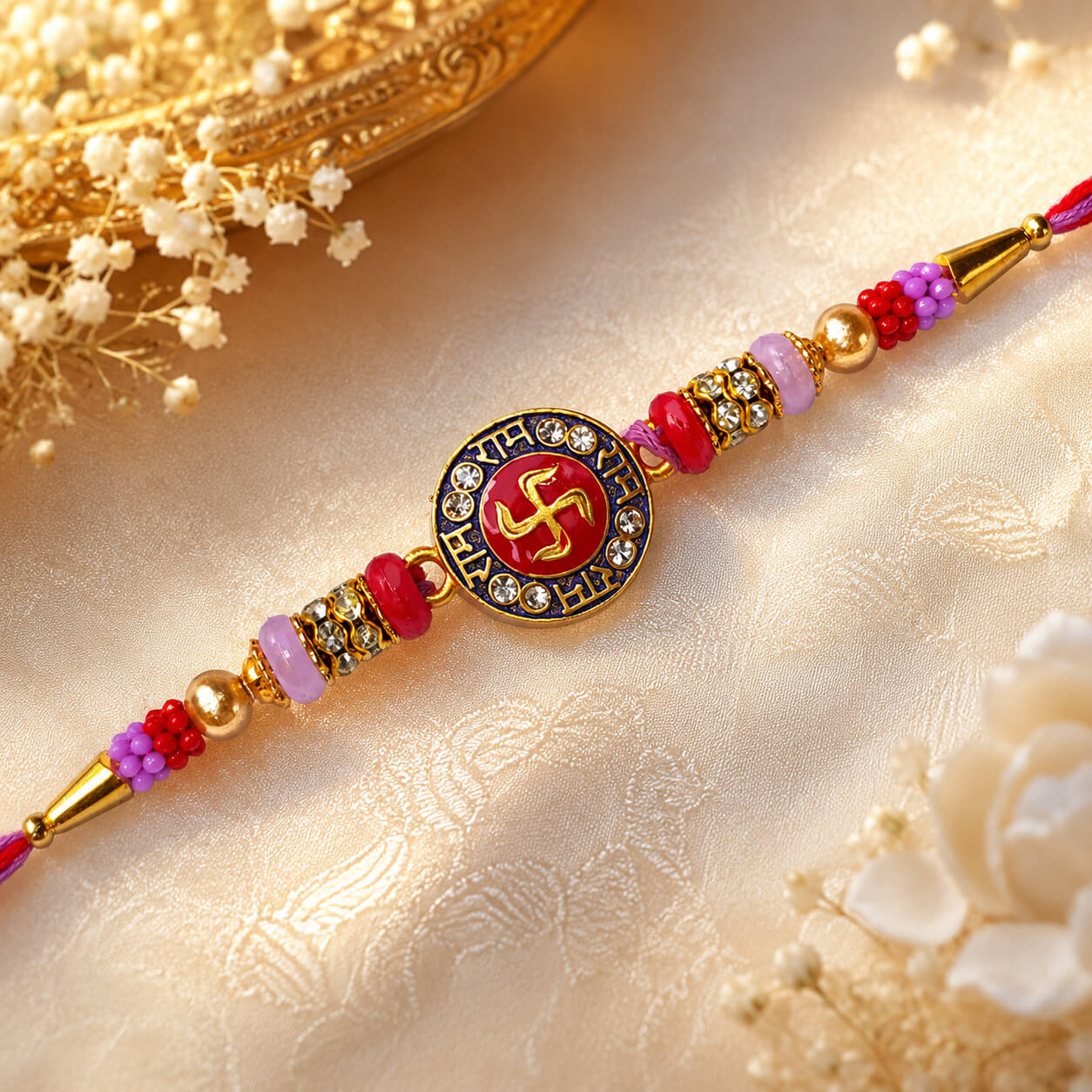Shree Ram Swastik Rakhi product image 2