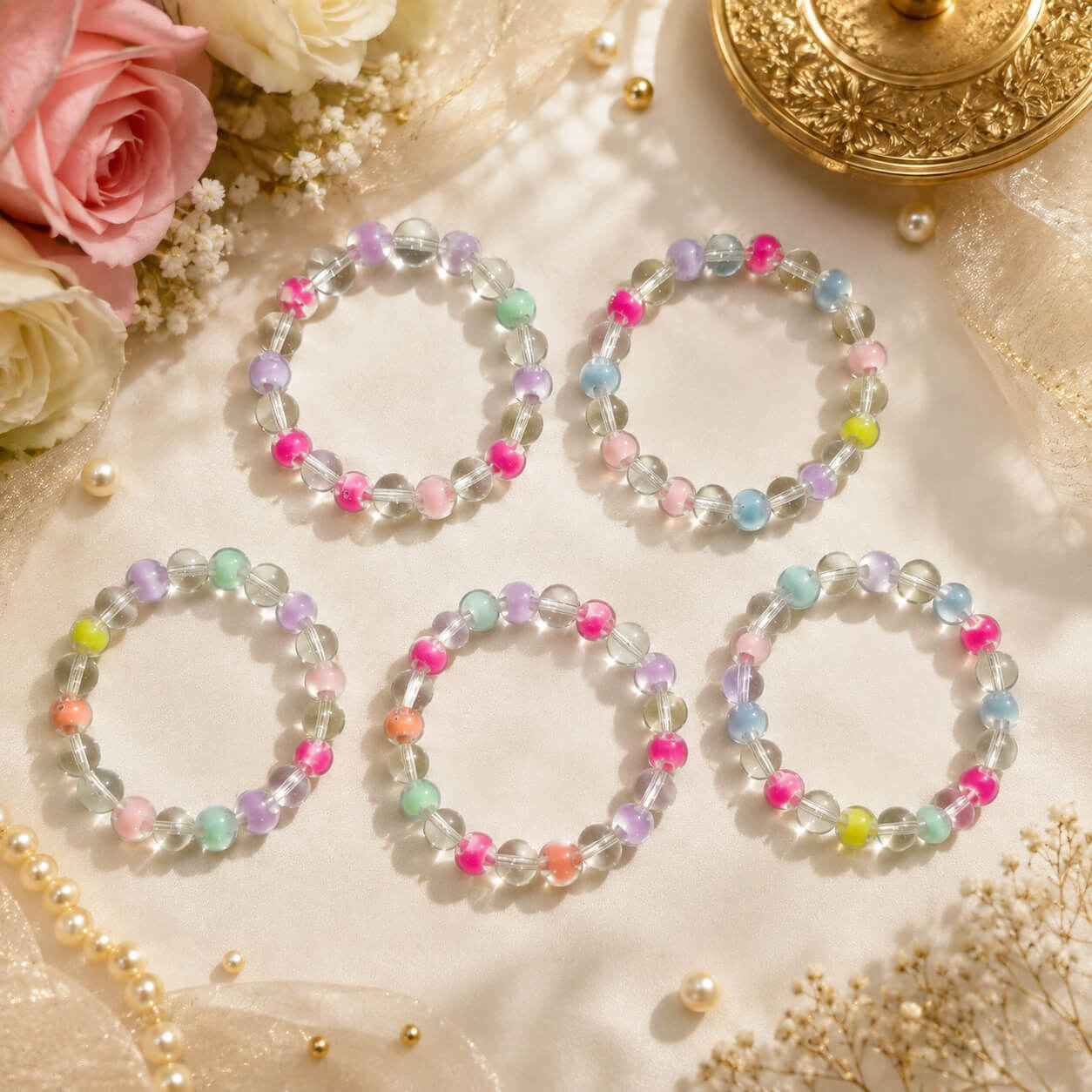 Rangoli Crystal Bracelet – Set of 5 product image 2