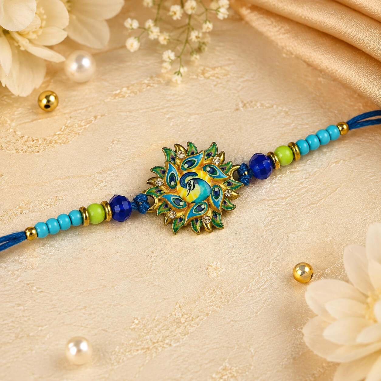 Mayur Leela Madhav Rakhi – Heartly Wishes