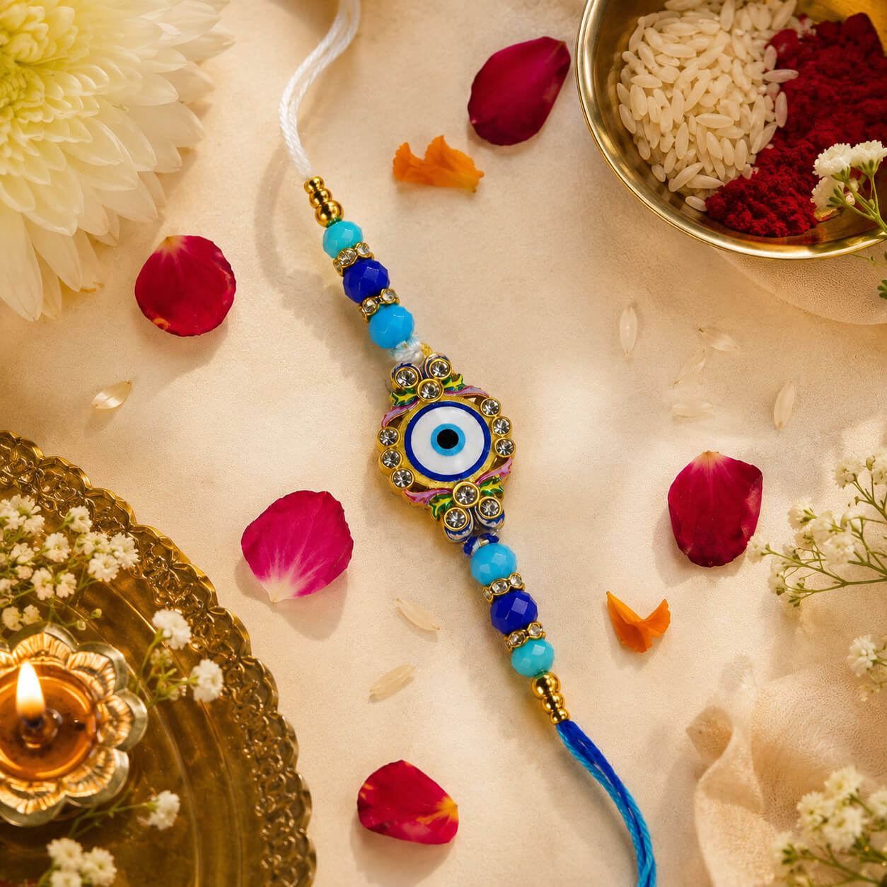 Royal Nazar Rakhi – Heartly Wishes