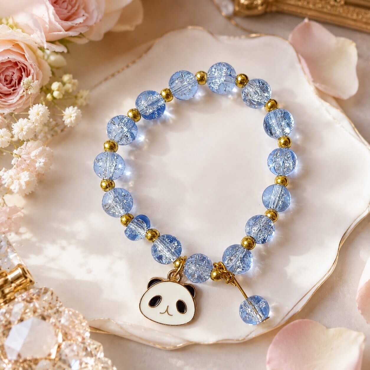 Crystal Sky Blue Bracelet – Heartly Wishes