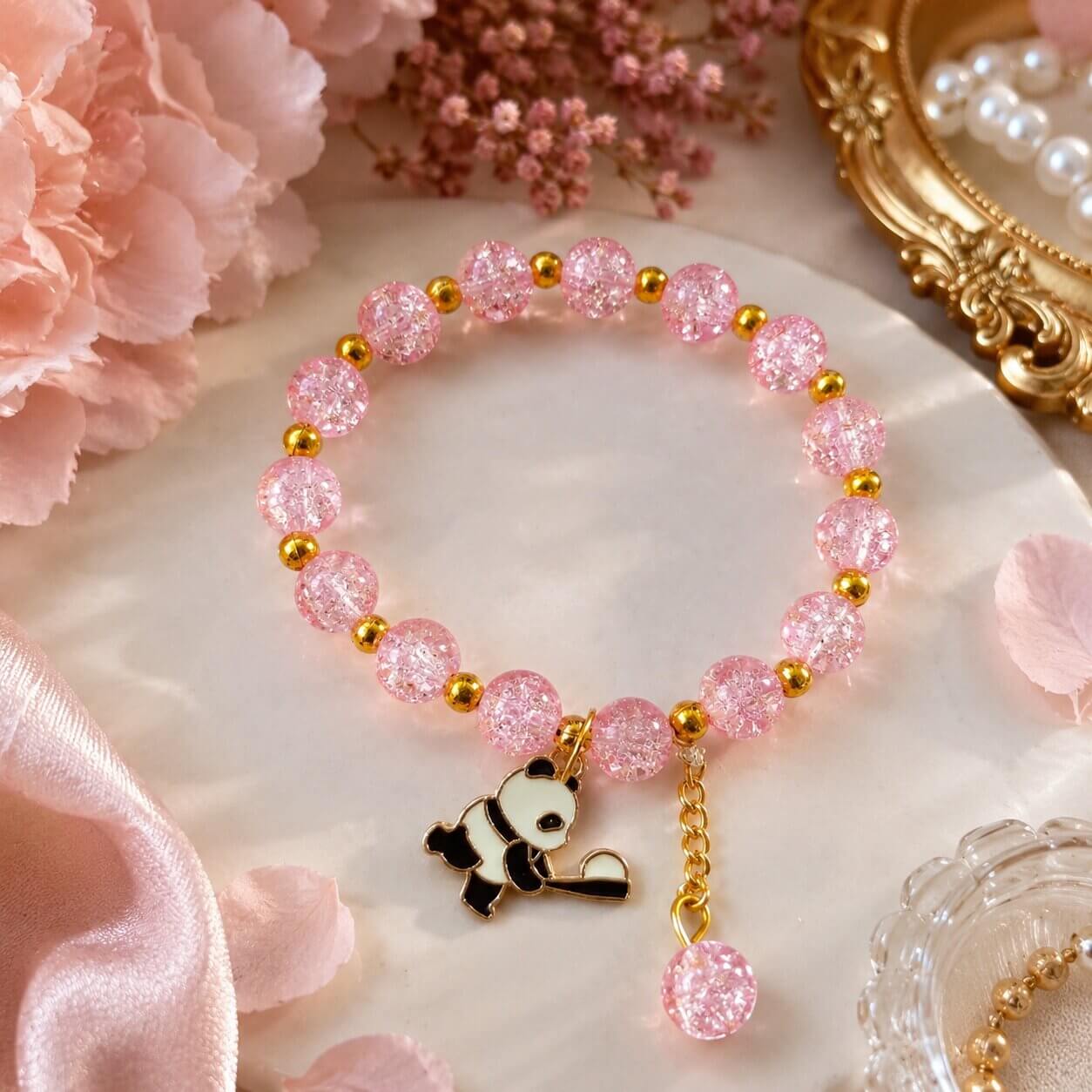 Crystal Baby Pink Bracelet – Heartly Wishes