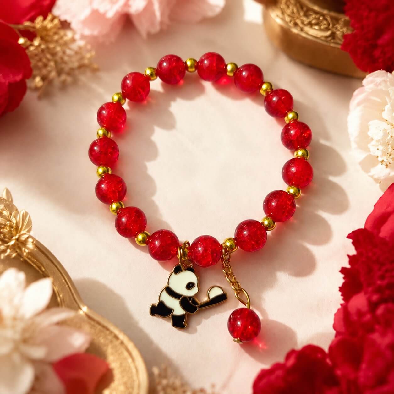 Crystal Ruby Red Bracelet – Heartly Wishes
