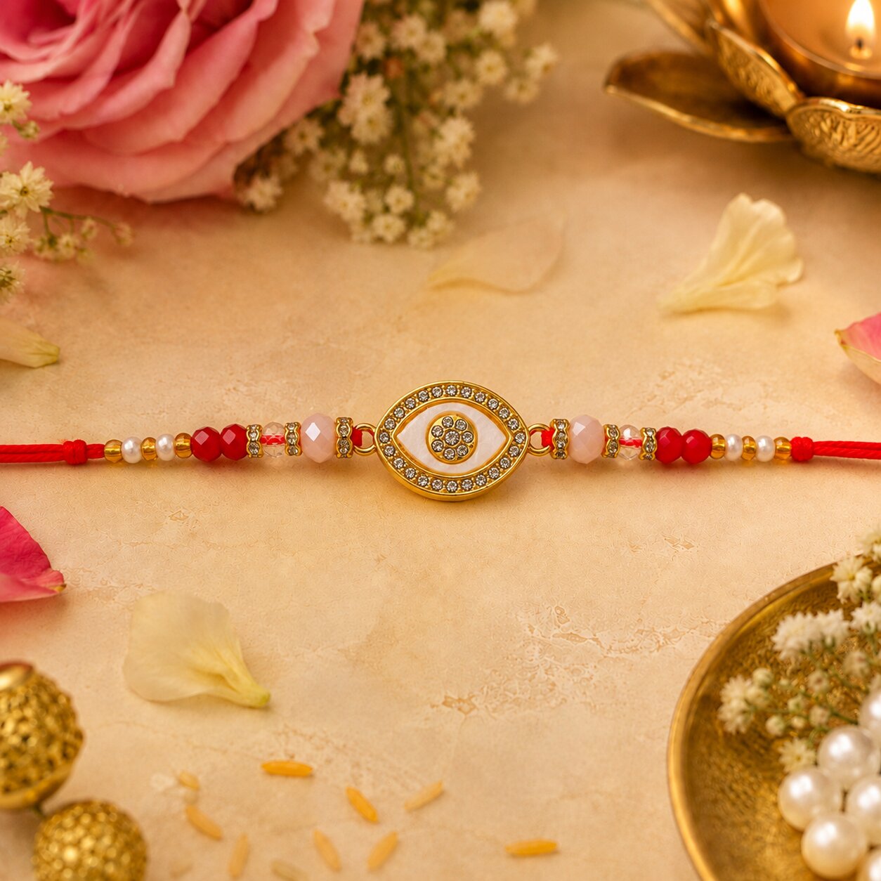 Royal Nazar Kavach Rakhi – Heartly Wishes