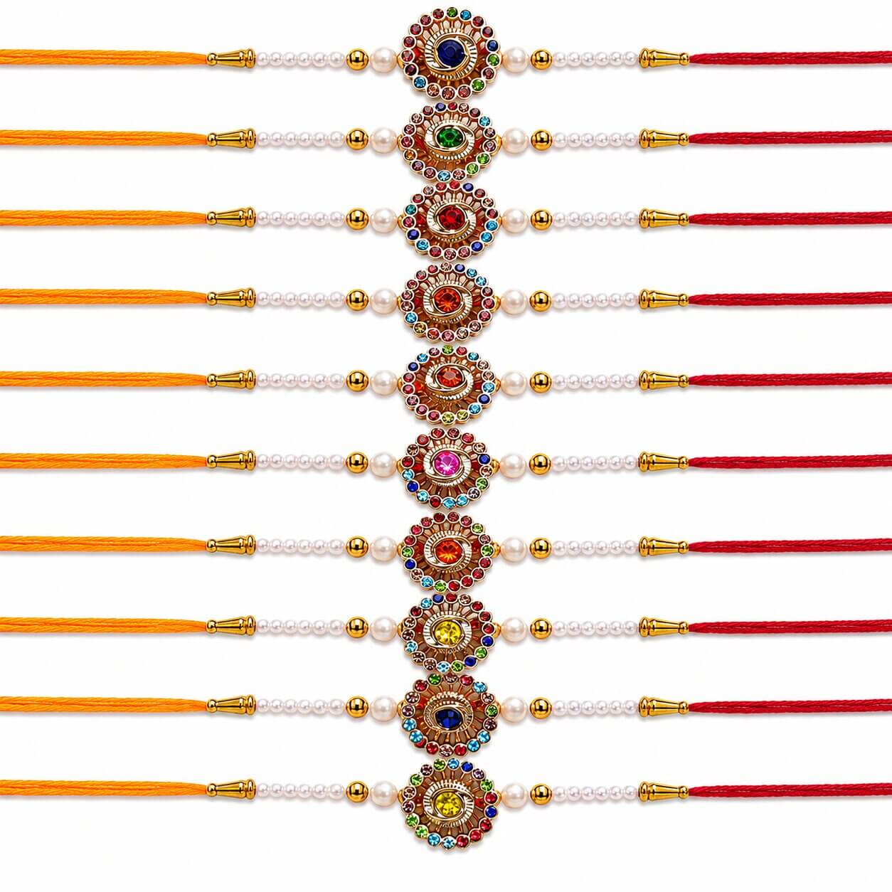 Navrang Ratna Rakhi - Set of 10 product image 3
