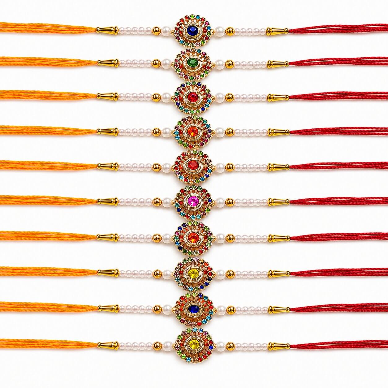 Navrang Ratna Rakhi - Set of 10 product image 2