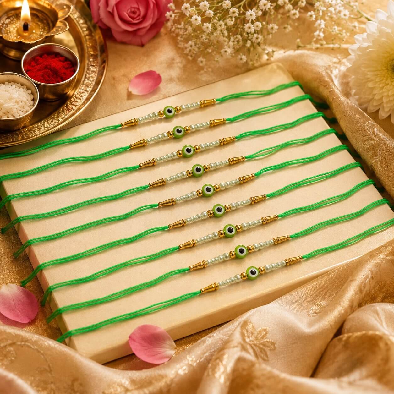 Harit Drishti Rakhi – Set of 10 – Heartly Wishes